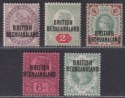 British Bechuanaland 1891 QV Overprint Set Mint SG33-37 cat £50