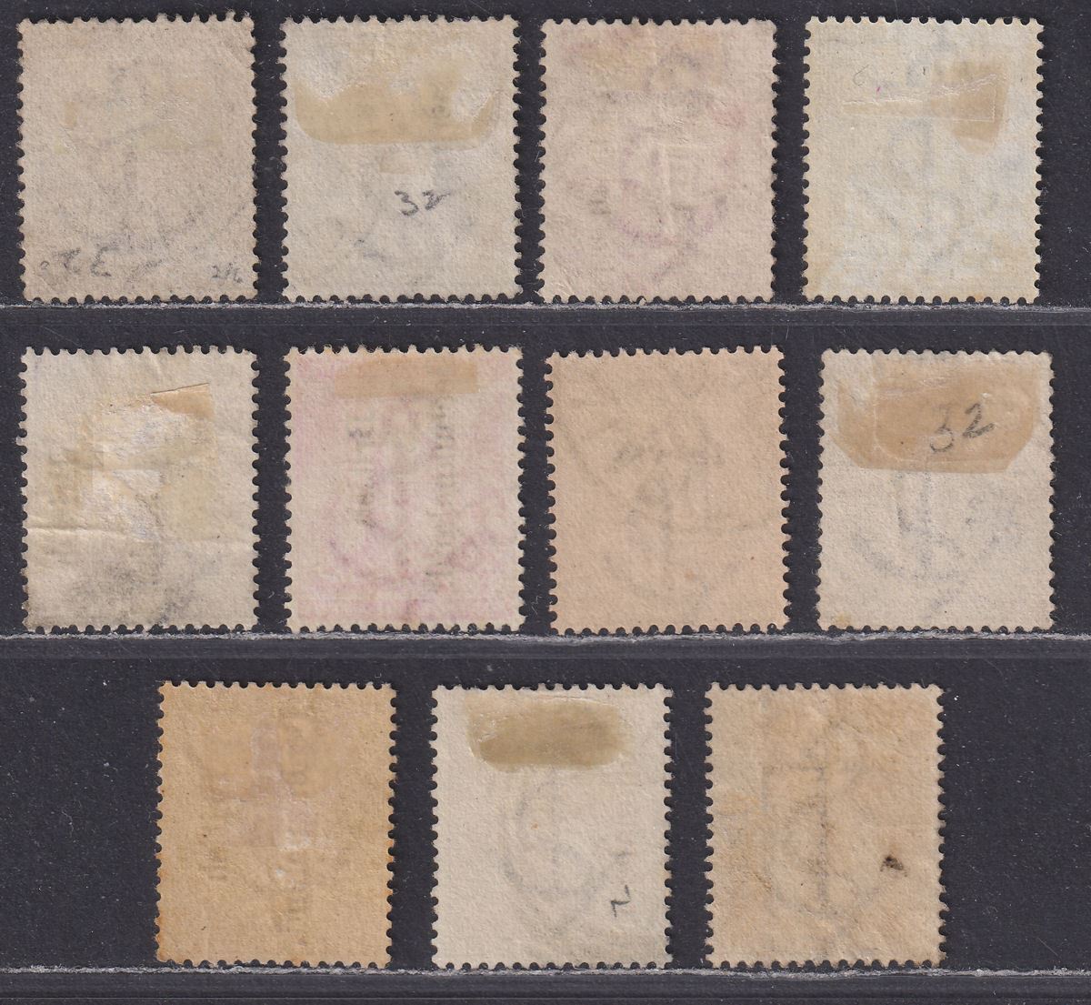 British Bechuanaland 1888-95 Queen Victoria Selection Used reading up and down