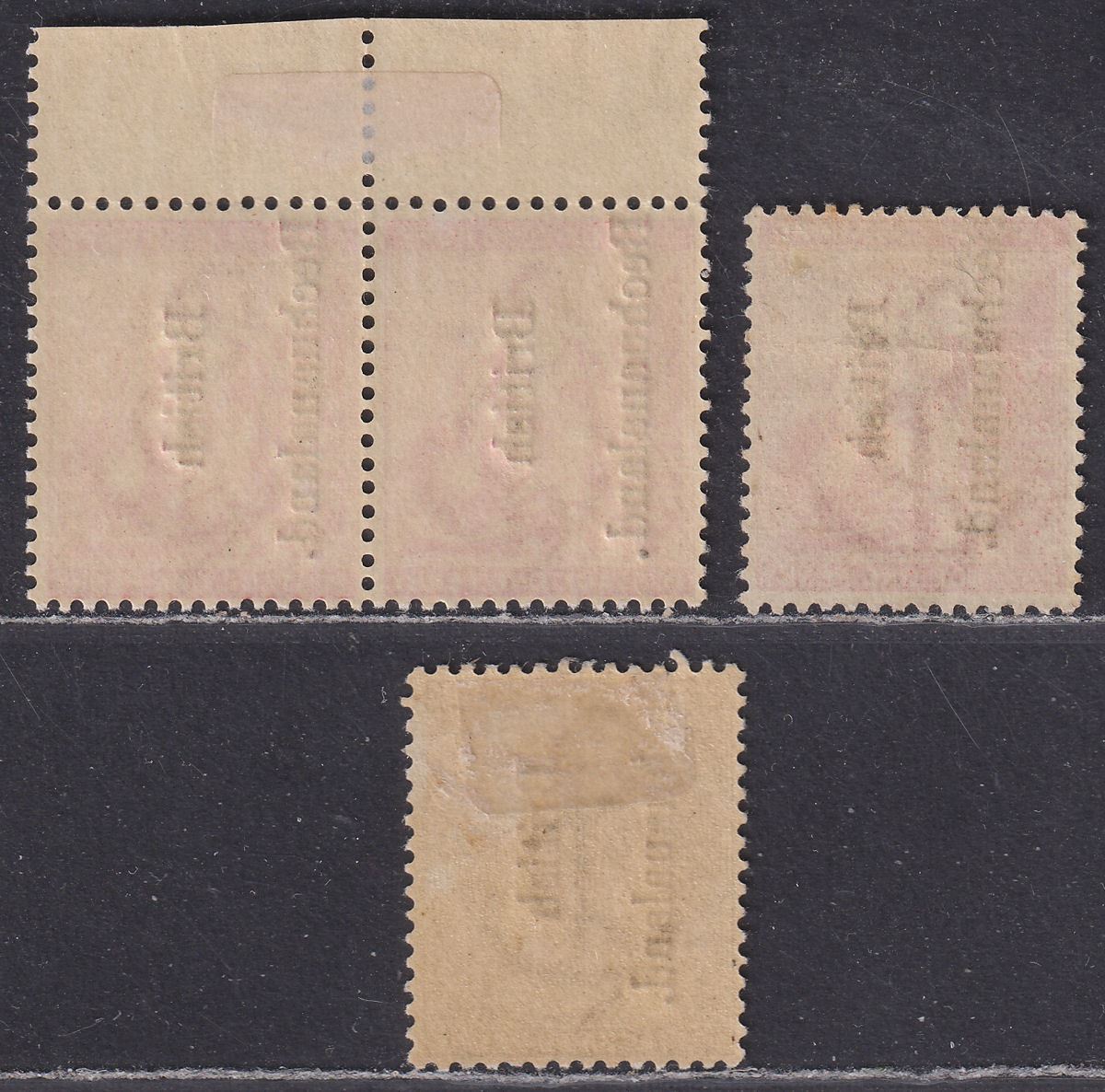 British Bechuanaland 1893 QV Overprint Downward 1d, 2d Mint SG38-39