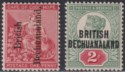 British Bechuanaland 1891 QV 1d, 2d Overprints Mint SG31 SG34 cat £33