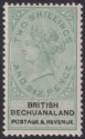 British Bechuanaland 1888 QV 2sh6d Green and Black Mint SG17 cat £85