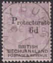 Bechuanaland Protectorate 1888 QV Overprint 6d on 6d Used SG45 cat £55