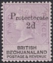 Bechuanaland Protectorate 1888 QV Overprint 2d on 2d Unused SG42 cat £55 as mint