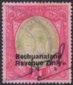 Bechuanaland Protectorate 1932 KGV £1 Opt South Africa Revenue Only Used BF53