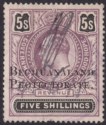 Bechuanaland Protectorate 1913 KEVII Opt Cape of Good Hope Revenue 5sh Used BF25