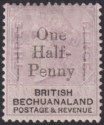British Bechuanaland 1888 QV ½d Surch on 3d Pale R-Lilac + Black Mint SG29 c£275