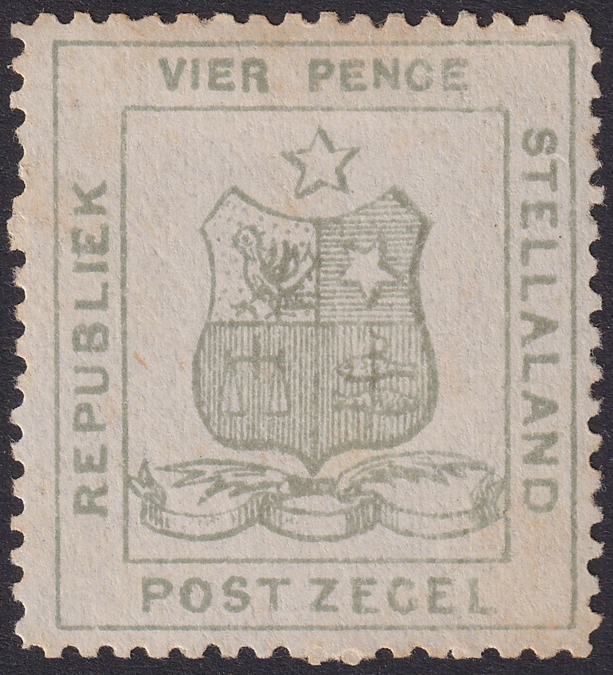 Bechuanaland Stellaland 1884 QV 4d Olive-Grey Mint SG3 cat £40