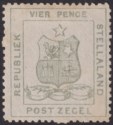 Bechuanaland Stellaland 1884 QV 4d Olive-Grey Mint SG3 cat £40