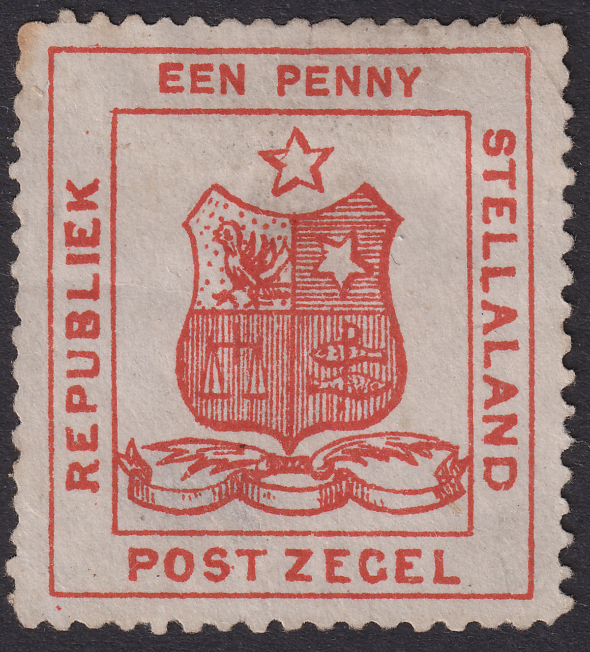 Bechuanaland Stellaland 1884 QV 1d Red Unused SG1 cat £250 as mint THIN