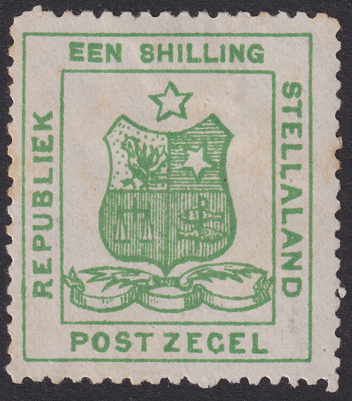 Bechuanaland Stellaland 1884 QV 1sh Green Mint SG5 cat £120 Tones