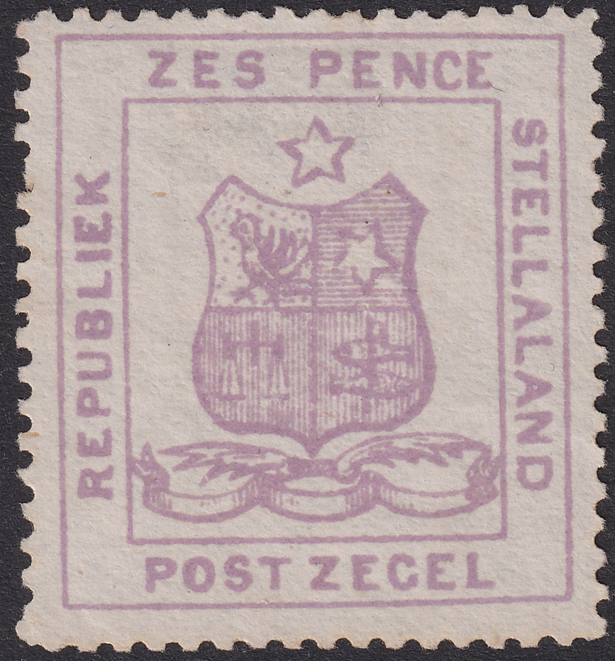 Bechuanaland Stellaland 1884 QV 6d Lilac-Mauve Unused SG4 cat £50 as mint