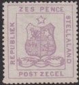 Bechuanaland Stellaland 1884 QV 6d Lilac-Mauve Unused SG4 cat £50 as mint
