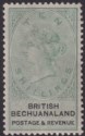 British Bechuanaland 1888 QV 10sh Green and Black Mint SG19 cat £275