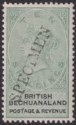 British Bechuanaland 1888 QV SPECIMEN Overprint 10sh Green and Black Mint SG19s