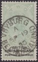 British Bechuanaland 1888 QV 2sh Green and Black Used SG16 cat £65