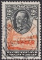 Bechuanaland Protectorate 1932 KGV 2sh Black and Orange Used SG106 cat £75