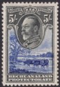 Bechuanaland Protectorate 1932 KGV 5sh Black and Ultramarine Mint SG109 cat £130