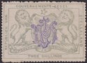 Click for more photos and details Bechuanaland Stellaland 1886 QV Revenue 2sh Slate-Grey JPM Monogram Mint BF13