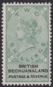 British Bechuanaland 1888 QV 2sh Green and Black Mint SG16 cat £70 crease