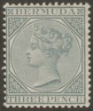 Bermuda 1886 QV 3d Grey Mint SG28