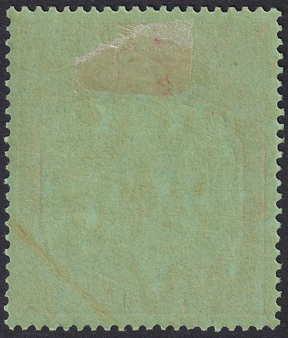 Bermuda 1944 KGVI 10sh Dull Green and Brown Red on Green p14 Mint SG119c