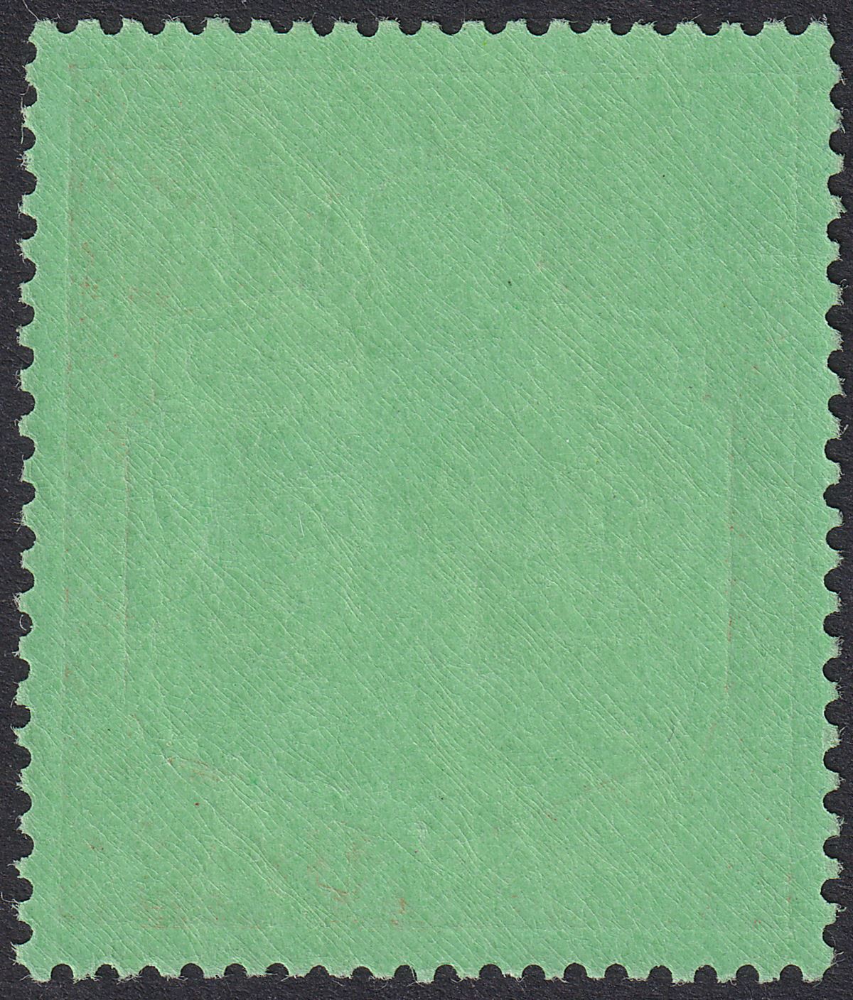 Bermuda 1953 KGVI 10sh Green and Dull Red on Green p13 Mint SG119f