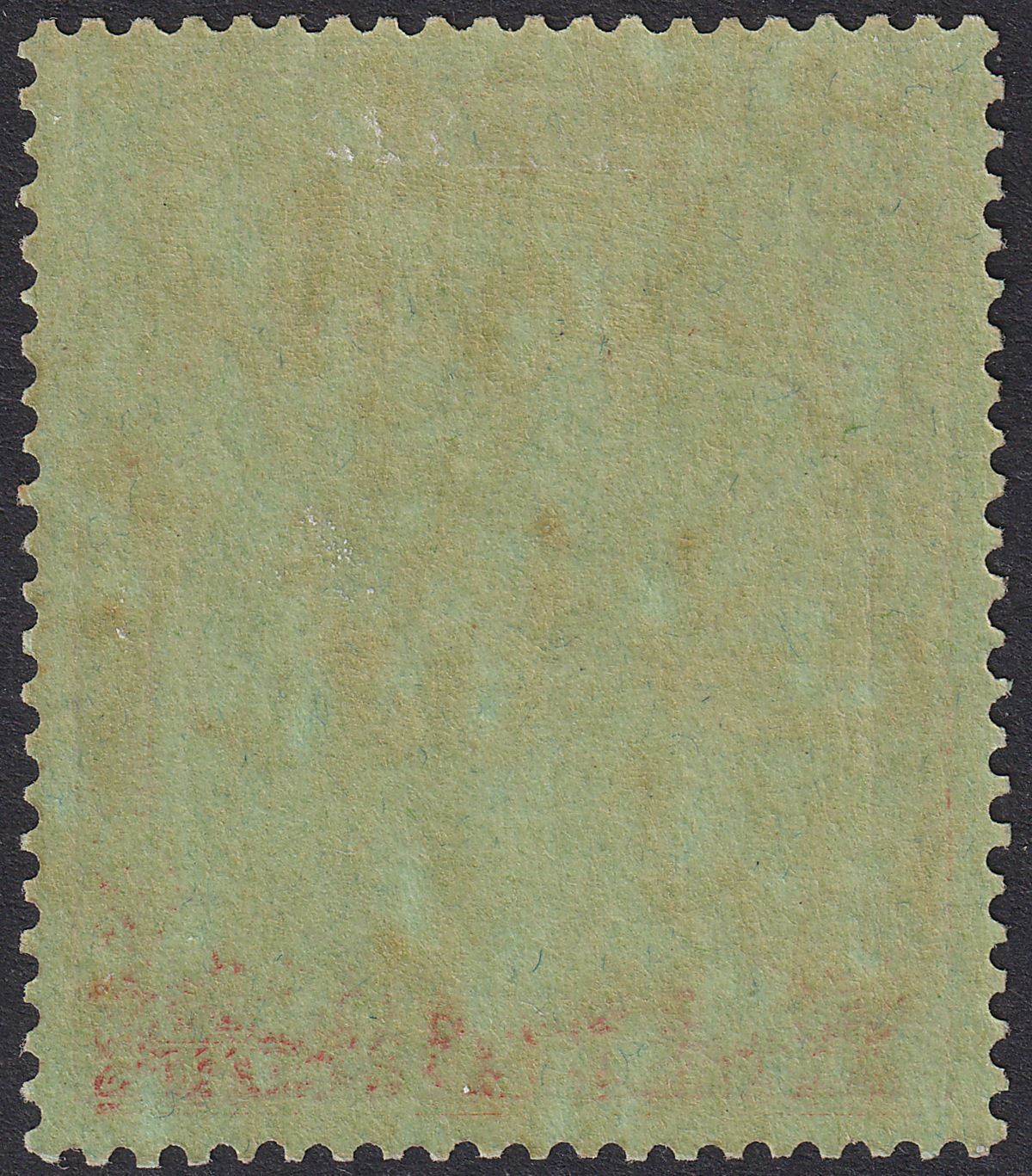 Bermuda 1943 KGVI 10sh Yellowish Green and Deep Red on Green p14 Mint SG119c