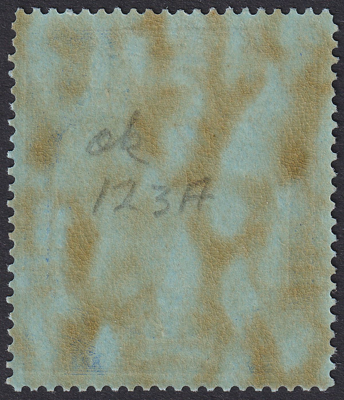 Bermuda 1941 KGVI 2sh Deep Purple and Ultramarine on Grey-Blue p14¼ Mint SG116b