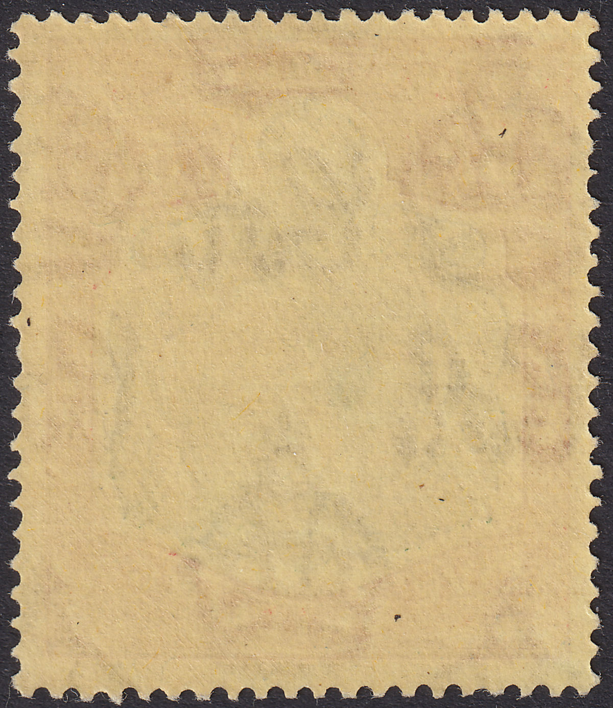 Bermuda 1946 KGVI 5sh Dull Green and Pale Red on Pale Yellow p14 UM Mint SG118e