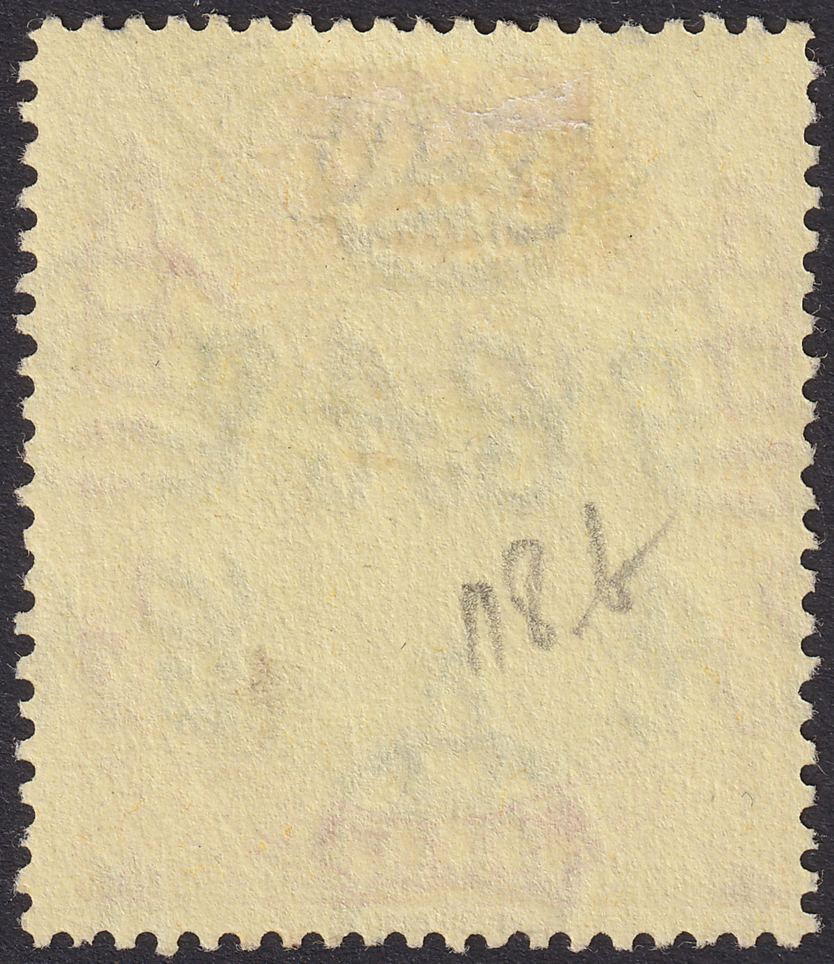 Bermuda 1949 KGVI 5sh Yellow-Green + Red on Pale Yellow p13 Used SG118f cat £42