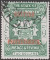 Click for more photos and details North Borneo 1903 KEVII British Protectorate Red Overprint $2 Used SG143 cat£100