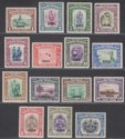 Click for more photos and details North Borneo 1945 KGVI BMA Overprint Set Mint SG320-334 cat £275