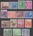 Click for more photos and details North Borneo 1954 Queen Elizabeth II Set Used SG372-386 cat £80