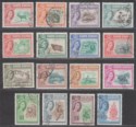 Click for more photos and details North Borneo 1961 QEII Set Used SG391-406 cat £75