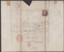 Click for more photos and details QV 1847 1d Red Imperf Used on Wrapper to London w St Ives Numeral 680 Postmark