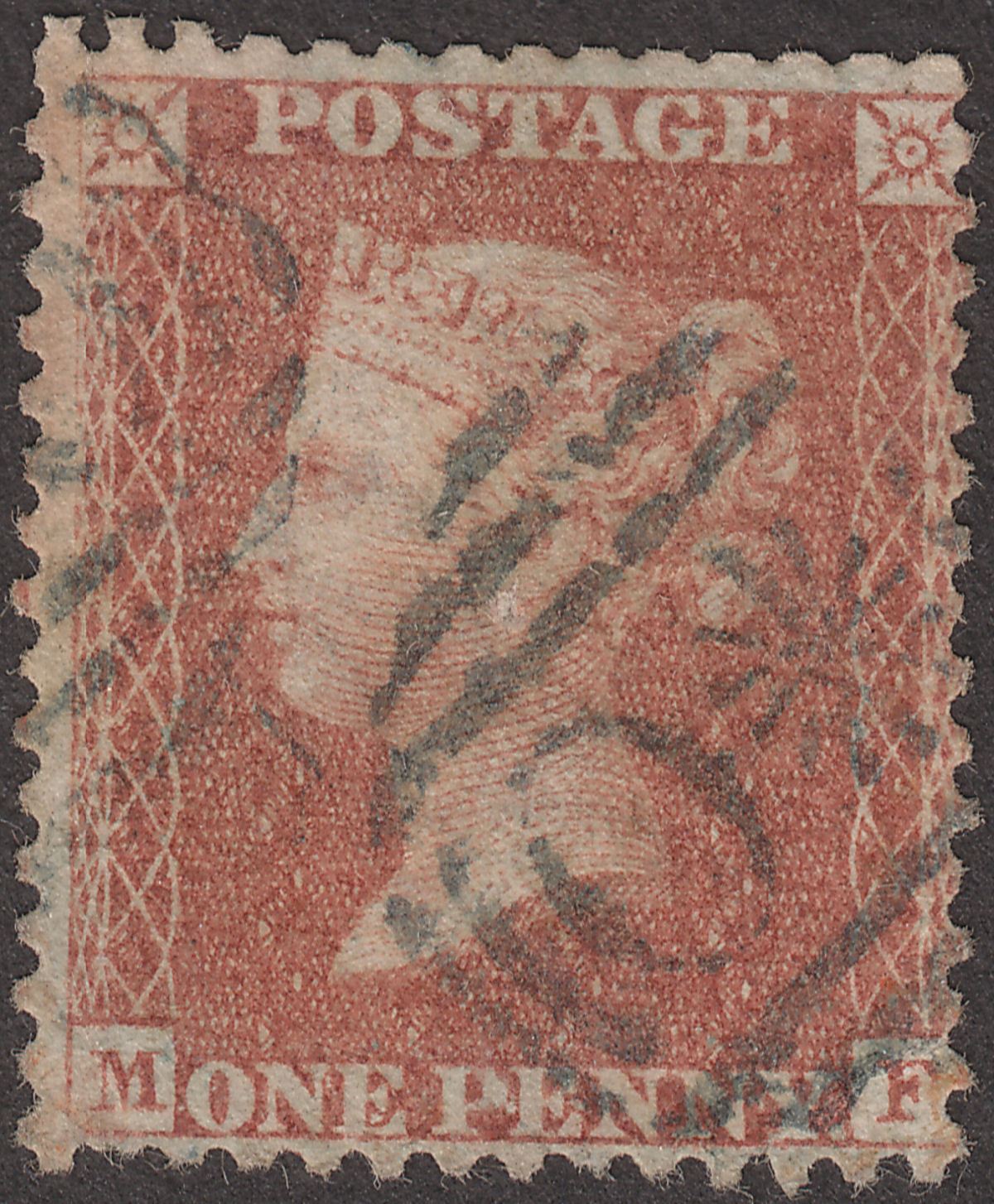 QV used Crimea 1d Red perf 14 Used with 0*0 Postmarks in Black SG Z15 cat £50