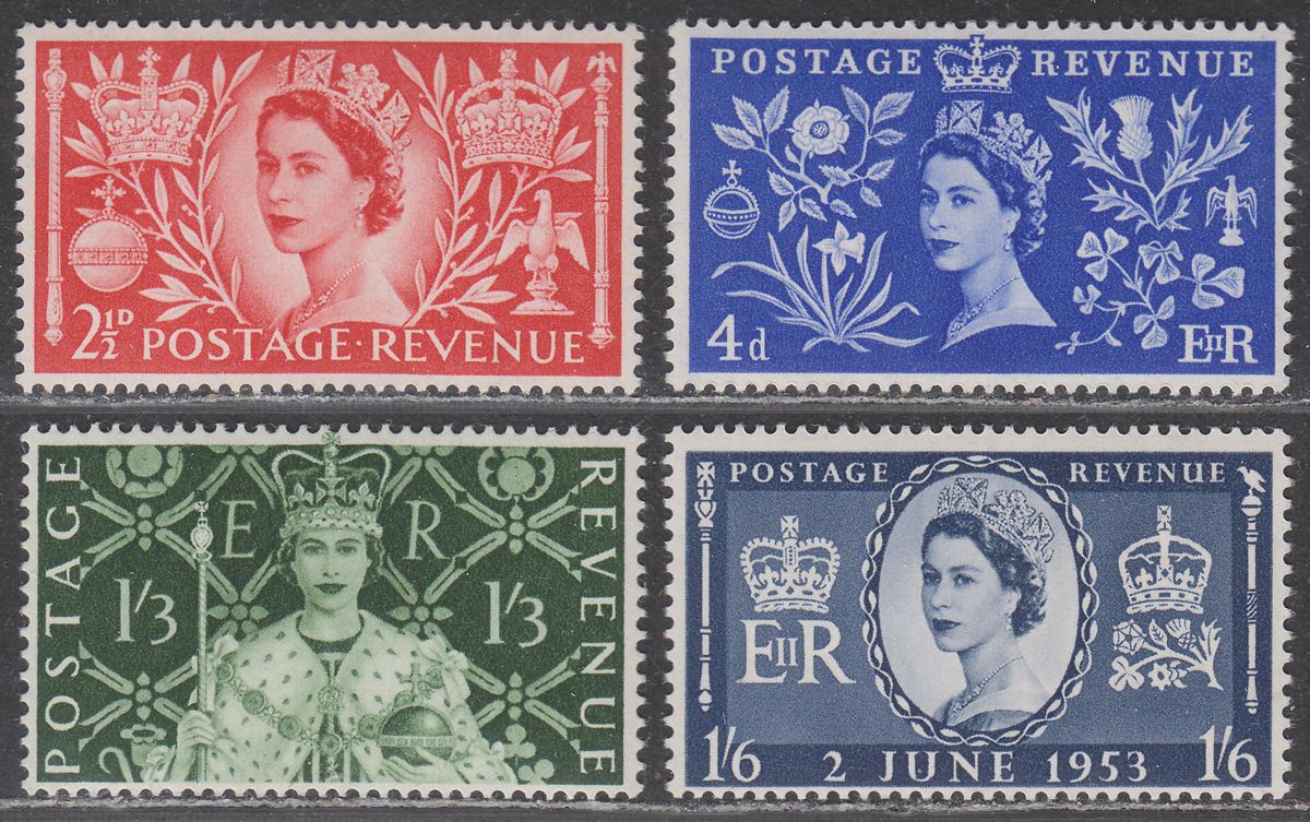 Queen Elizabeth II 1953 Coronation Set UM Mint SG532-535 cat £10