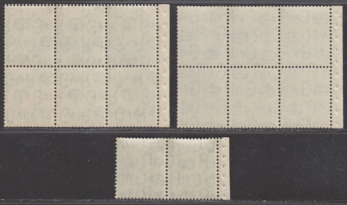 King George VI 1941 ½d Pale Green Booklet Panes + Pair inc Wmk Inverted Mint