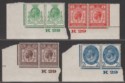 Click for more photos and details KGV 1929 Ninth UPU Congress Pairs Set to 2½d Mint SG434-437 cat £30