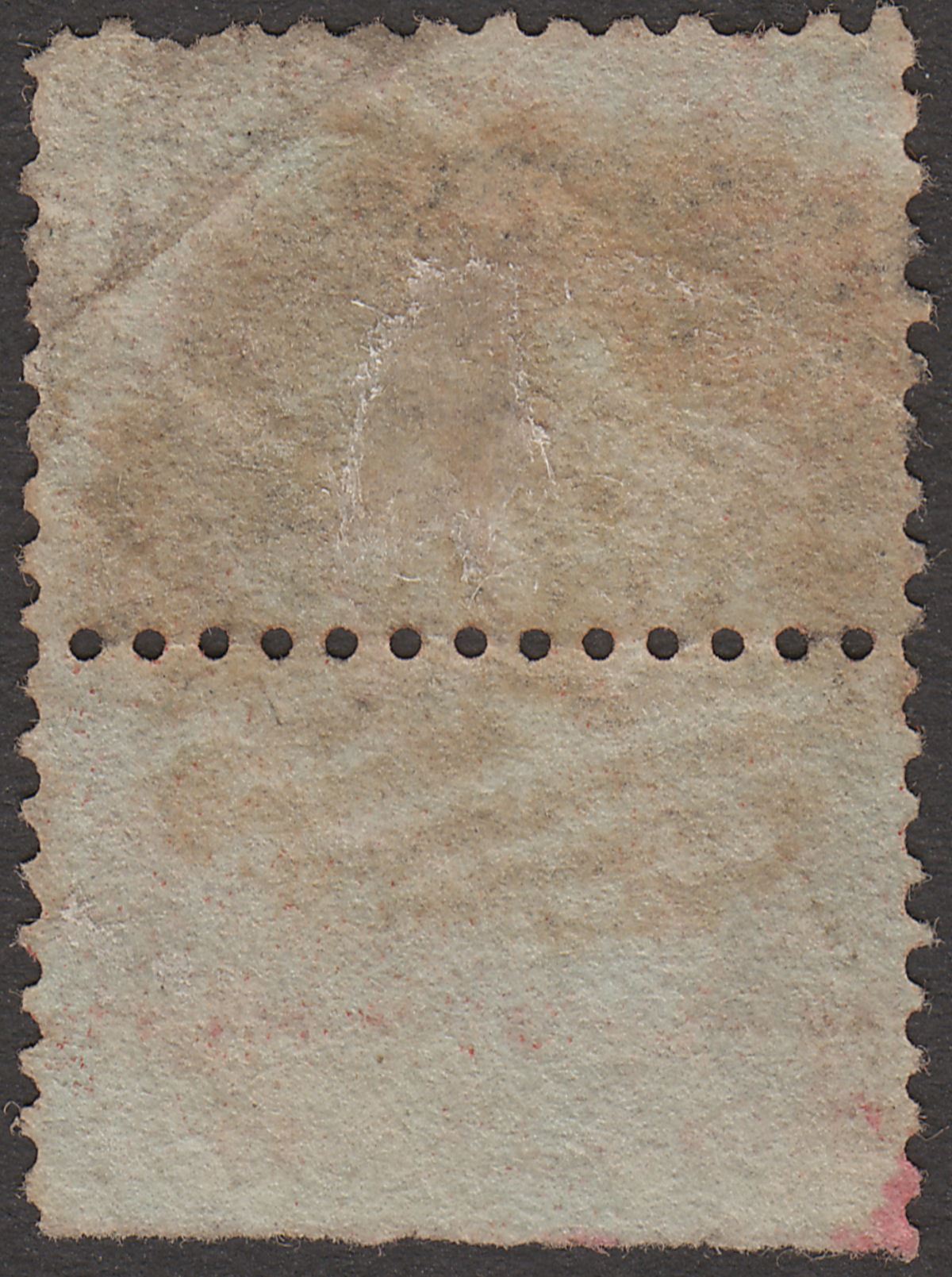 Queen Victoria 1854 1d Red Stars with Misplaced Perforations Used