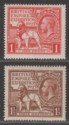 Click for more photos and details KGV 1925 British Empire Exhibition 1d, 1½d Mint SG432-433 cat £55