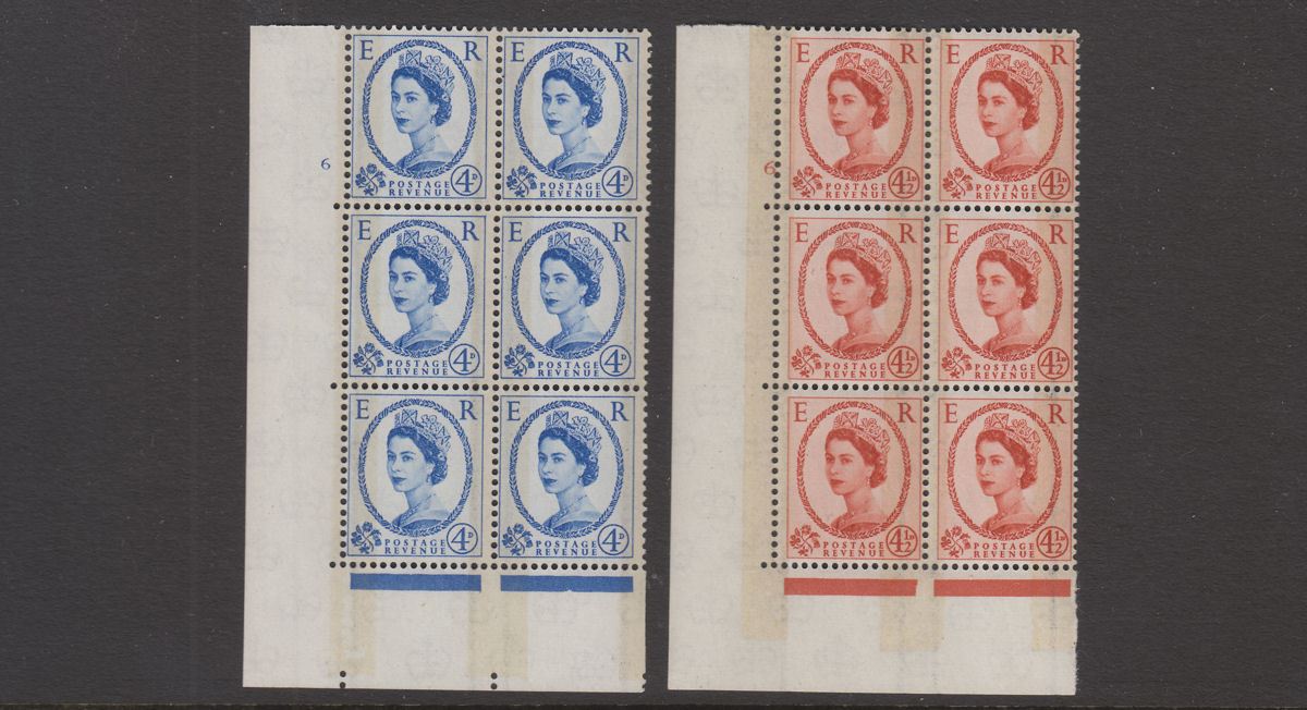 Queen Elizabeth II 1959 Phosphor-Graphite Cylinder Blk Set Mint SG599-609 c£600
