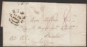 Great Britain 1835 Pre-Stamp Entire Sent Exeter to Bristol