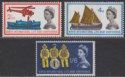 QEII 1963 Lifeboat Conference Phosphor Set UM Mint SG639p-641p cat £48 MNH