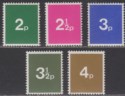 GB 1971 QEII Machin Colour Trial Label Selection Mint