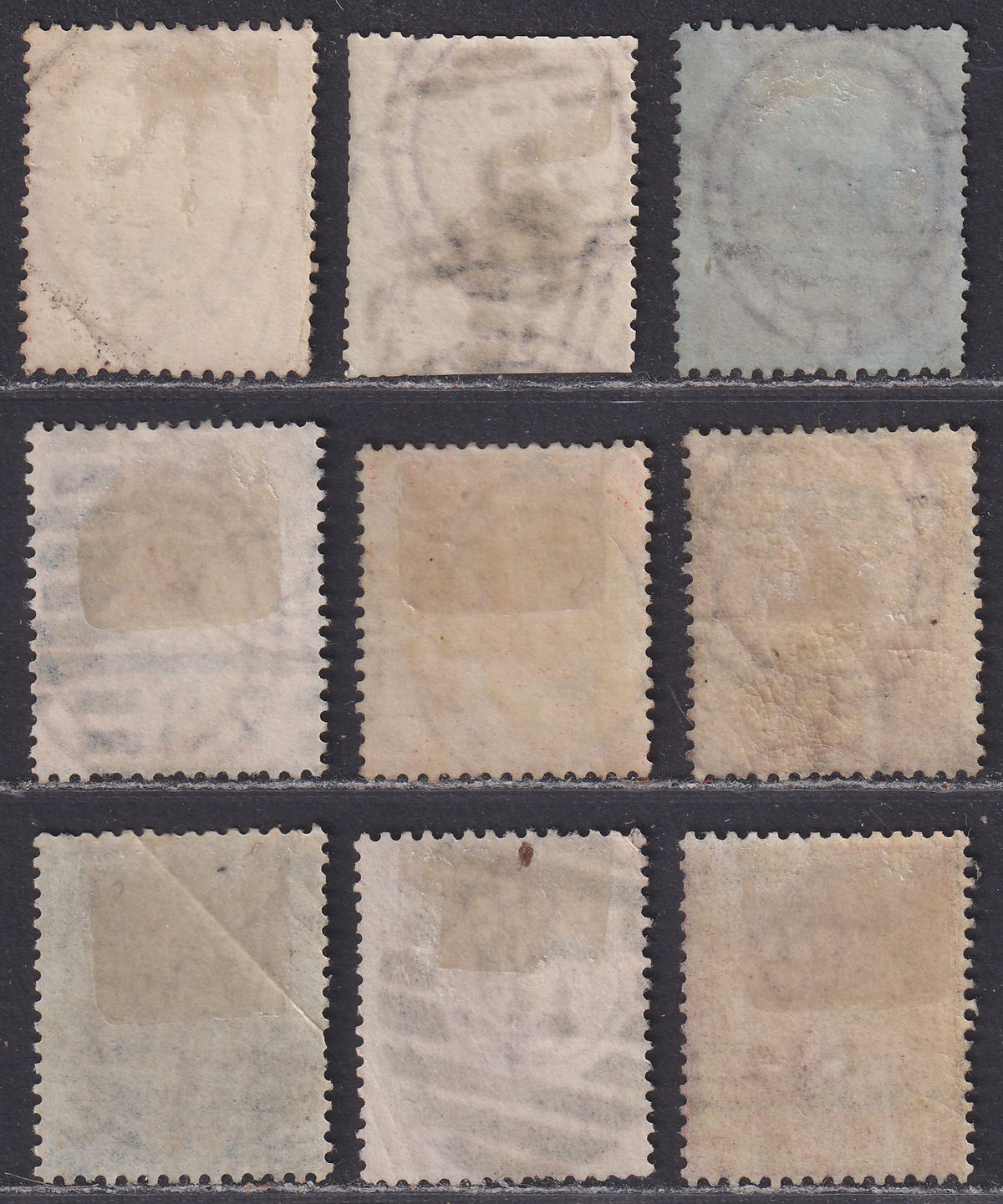 Queen Victoria 1855-68 Surface Printed Selection to 1sh Used
