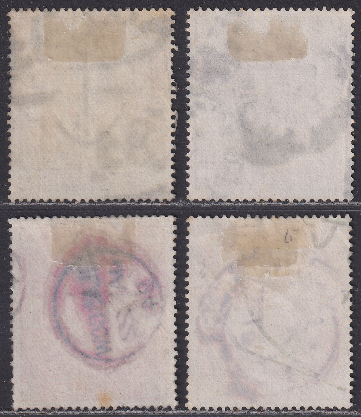 Queen Victoria 1883-84 2sh6d, 5sh Shades Used
