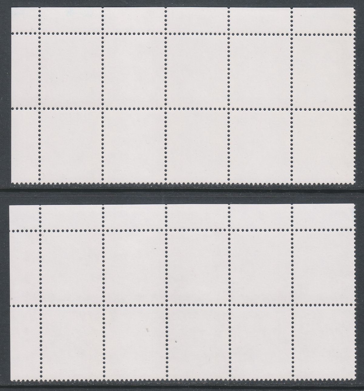 QEII 1980 Machin 4p Litho Cylinder 1 1 to 6A 4B Blocks of 10 Mint w 14 different