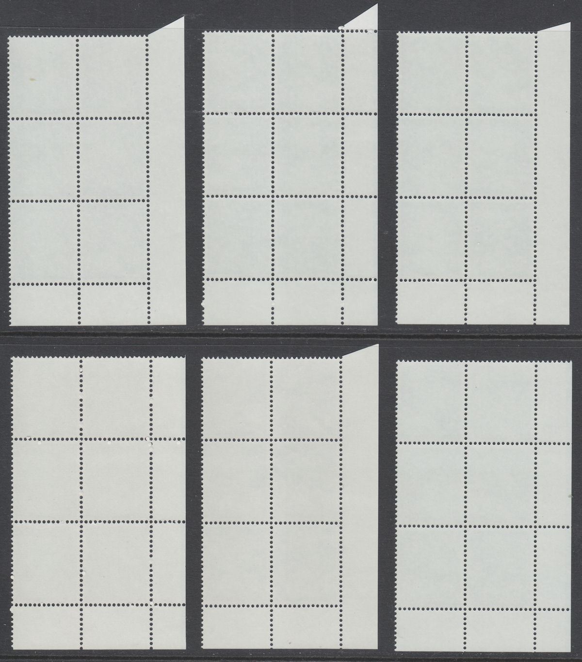 QEII 1986 Machin 4p Questa Litho Cylinder 1 - 6 Blocks of 6 Mint SG UG14