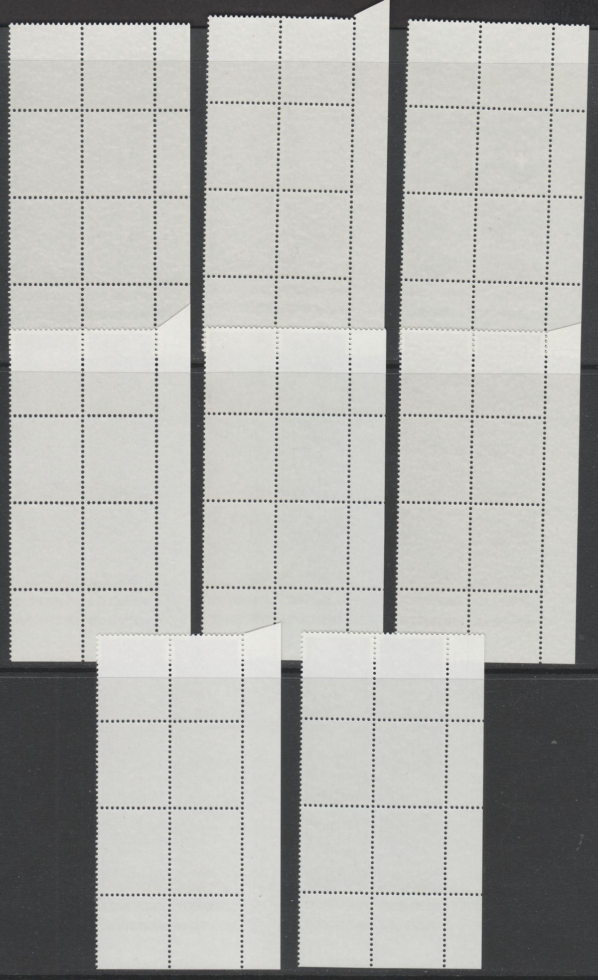 QEII 1981 Machin 20p Litho Cylinder 16A 11B to 19A. 12B. Blocks of 6 Mint